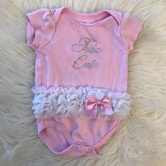 Baby Girl Ballet Shoes & Tutu Onesie 3pk 3M - Picture 4 of 7